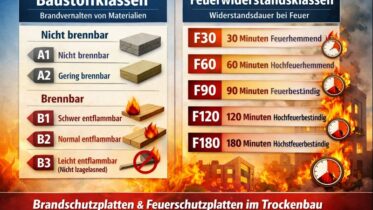 Brandschutzplatten & Feuerschutzplatten