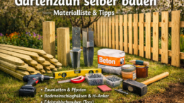 Gartenzaun selber bauen