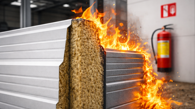 Dämmung und Brandschutz Sandwichplatten