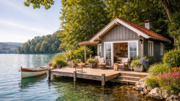 Ein kleines Haus direkt an See kaufen
