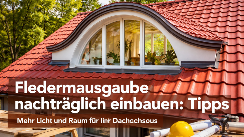 Fledermausgaube nachträglich einbauen