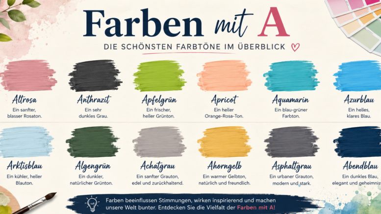 Farben mit A